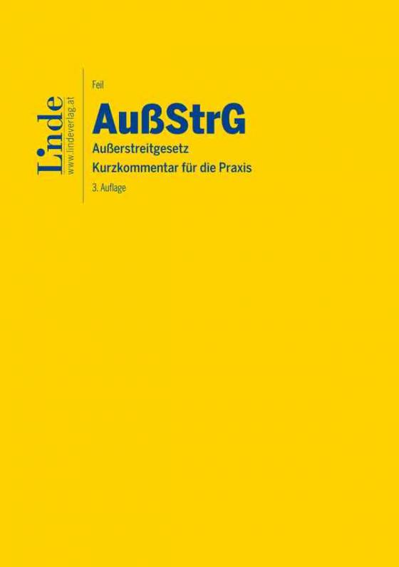 Cover-Bild Außerstreitgesetz