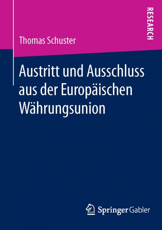 Cover-Bild Austritt und Ausschluss aus der Europäischen Währungsunion