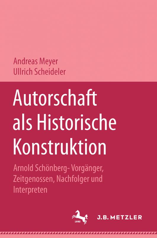 Cover-Bild Authorshaft als historicische Konstrution