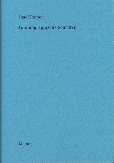 Cover-Bild Autobiographische Schriften