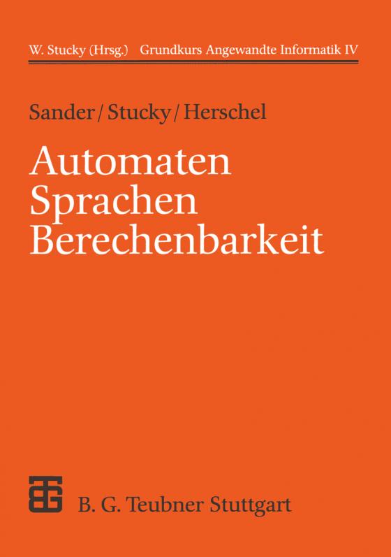 Cover-Bild Automaten Sprachen Berechenbarkeit