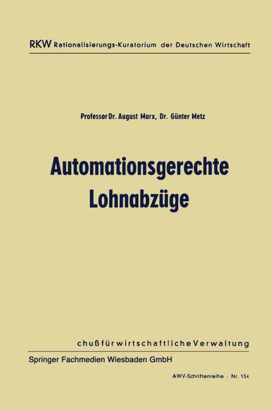 Cover-Bild Automationsgerechte Lohnabzüge