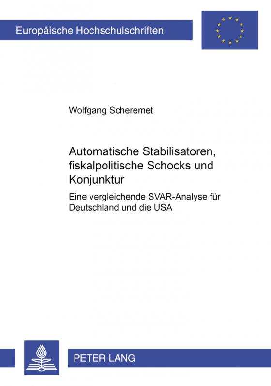 Cover-Bild Automatische Stabilisatoren, fiskalpolitische Schocks und Konjunktur