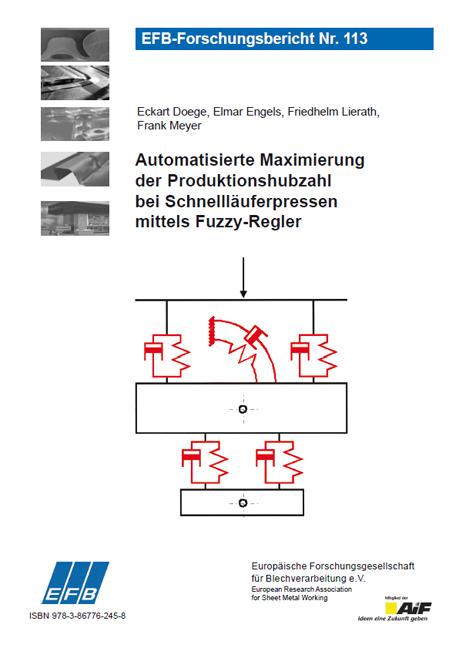 Cover-Bild Automatisierte Maximierung der Produktionshubzahl bei Schnellläuferpressen mittels Fuzzy-Regler