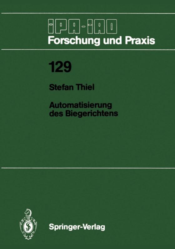 Cover-Bild Automatisierung des Biegerichtens