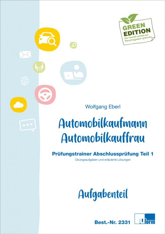 Cover-Bild Automobilkaufmann/Automobilkauffrau (AO 2017)