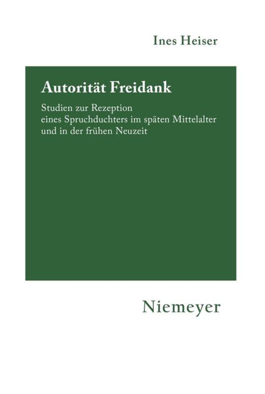 Cover-Bild Autorität Freidank