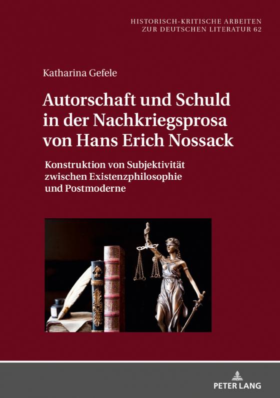 Cover-Bild Autorschaft und Schuld in der Nachkriegsprosa von Hans Erich Nossack