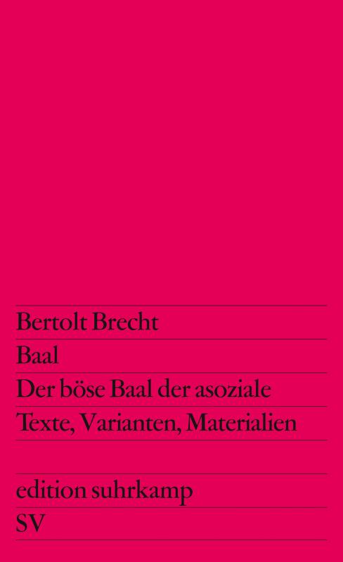 Cover-Bild Baal. Der böse Baal der asoziale