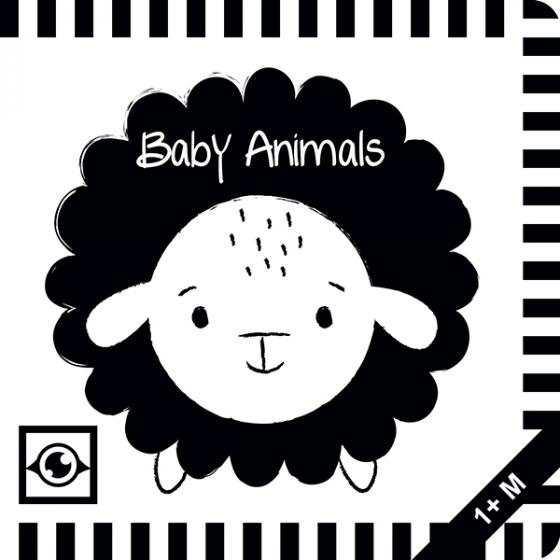 Cover-Bild Baby Animals: Kontrastbuch für Babys mit Öffnungen · kontrastreiche Bilder angepasst an Babyaugen · Schwarz Weiß Buch für Neugeborene · Mein erstes Bilderbuch · Montessori Buch