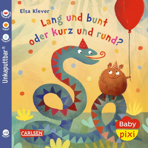 Cover-Bild Baby Pixi (unkaputtbar) 130: Lang und bunt, kurz und rund