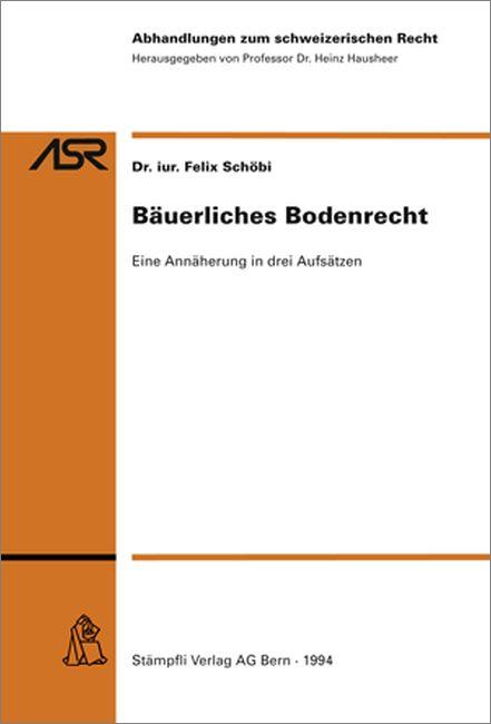 Cover-Bild Bäuerliches Bodenrecht