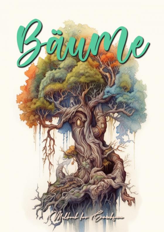 Cover-Bild Bäume Malbuch für Erwachsene Graustufen