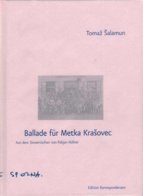 Cover-Bild Ballade für Metka Krasovec