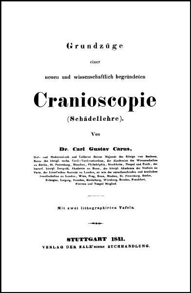 Cover-Bild Band 11. Grundzüge einer neuen und wissenschaftlich begründeten Cranioskopie (Schädellehre)