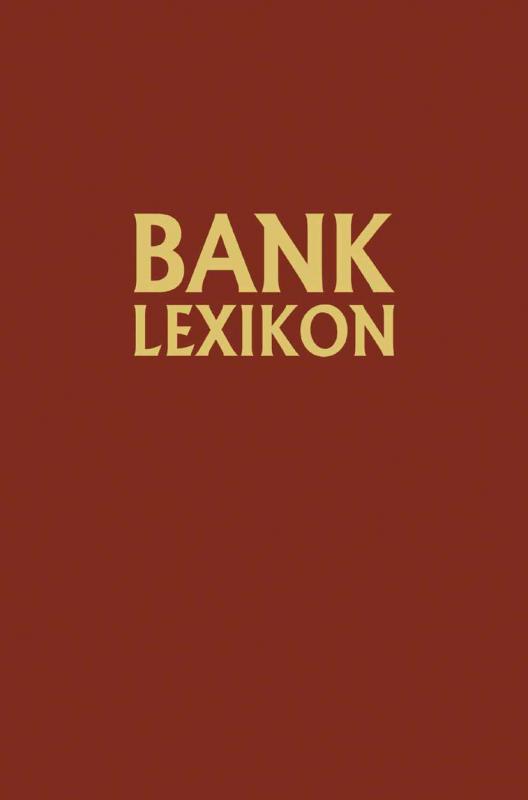 Cover-Bild Bank-Lexikon