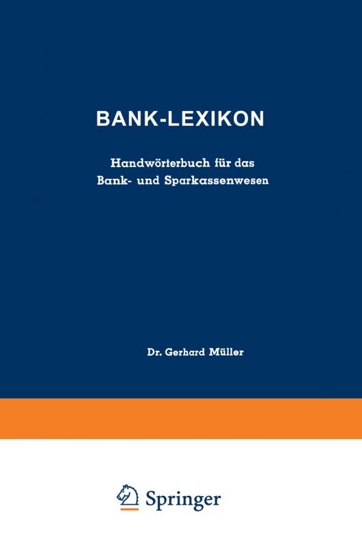 Cover-Bild Bank-Lexikon