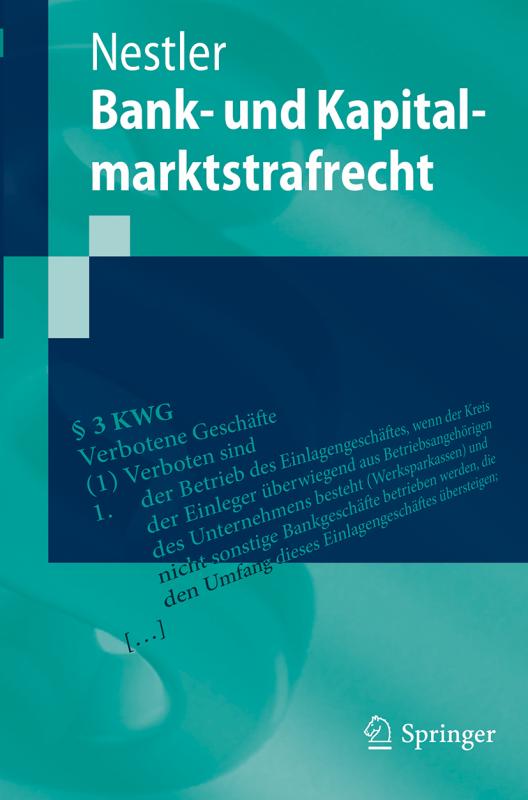 Cover-Bild Bank- und Kapitalmarktstrafrecht