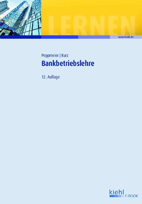 Cover-Bild Bankbetriebslehre