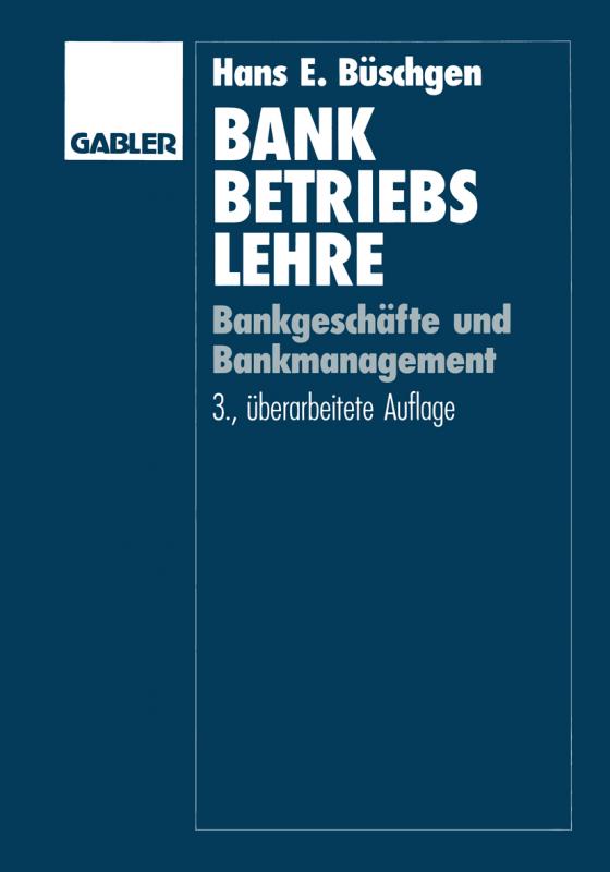 Cover-Bild Bankbetriebslehre