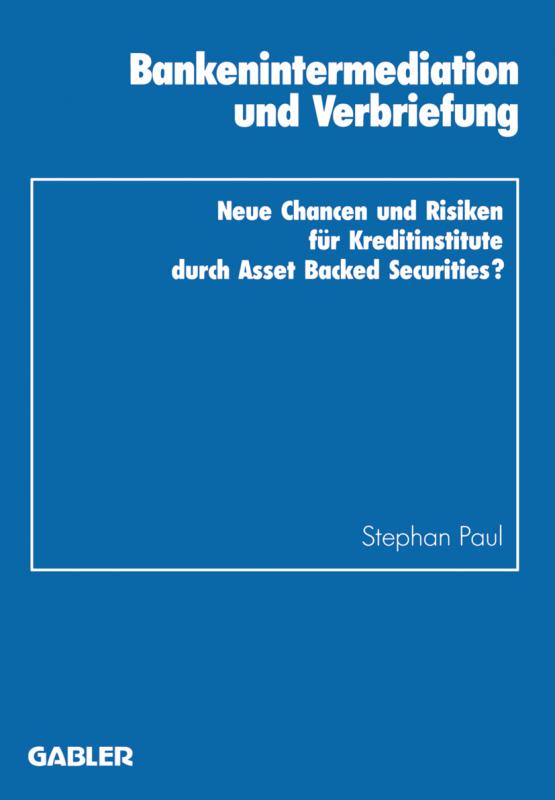 Cover-Bild Bankenintermediation und Verbriefung