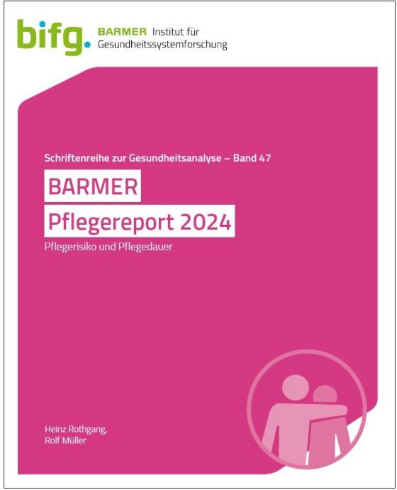 Cover-Bild BARMER Pflegereport 2024