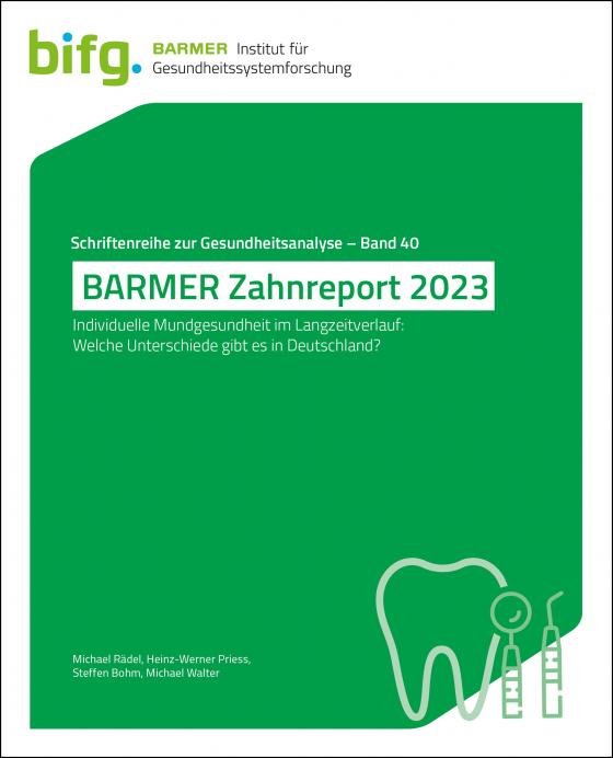 Cover-Bild BARMER Zahnreport 2023