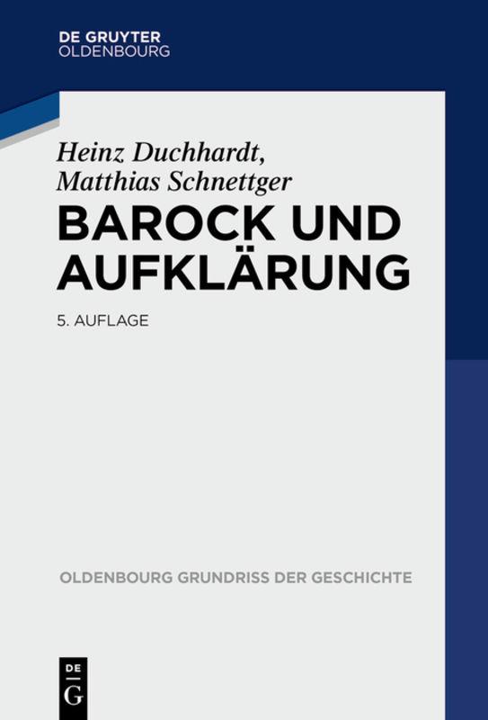Cover-Bild Barock und Aufklärung