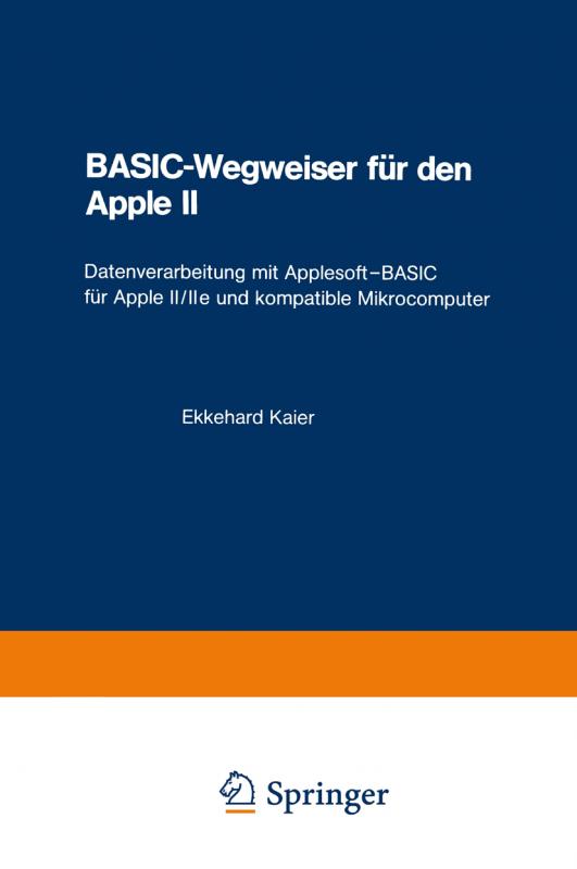 Cover-Bild BASIC-Wegweiser für den Apple II