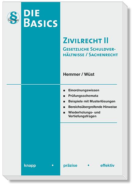 Cover-Bild Basics Zivilrecht II Gesetzliche Schuldverhältnisse / Sachenrecht