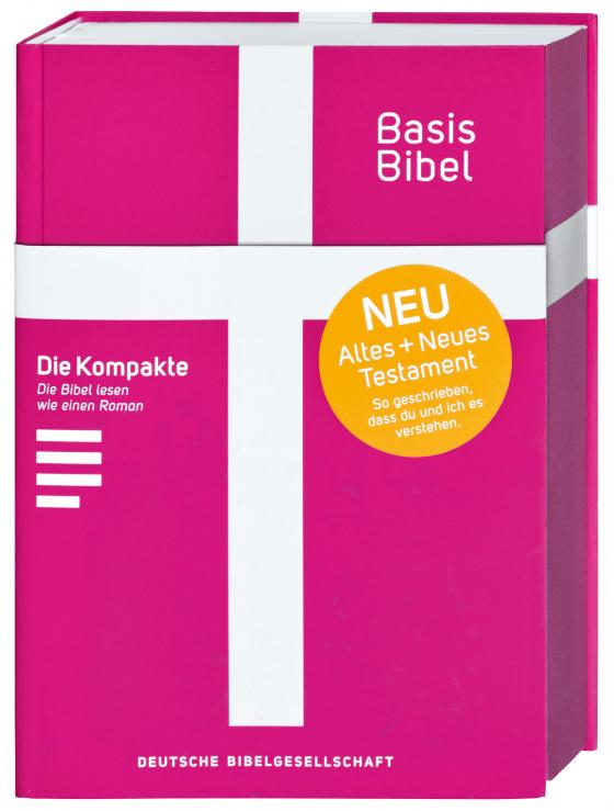 Cover-Bild Basisbibel. Die Kompakte. Pink. Der moderne Bibel-Standard: neue Bibelübersetzung des AT und NT nach den Urtexten mit umfangreichen Erklärungen. Leicht lesbares Layout. In 3 modernen Farben erhältlich.