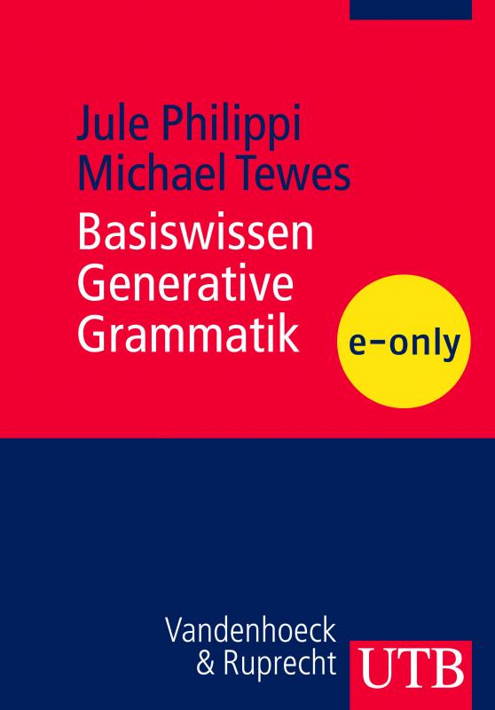 Cover-Bild Basiswissen Generative Grammatik