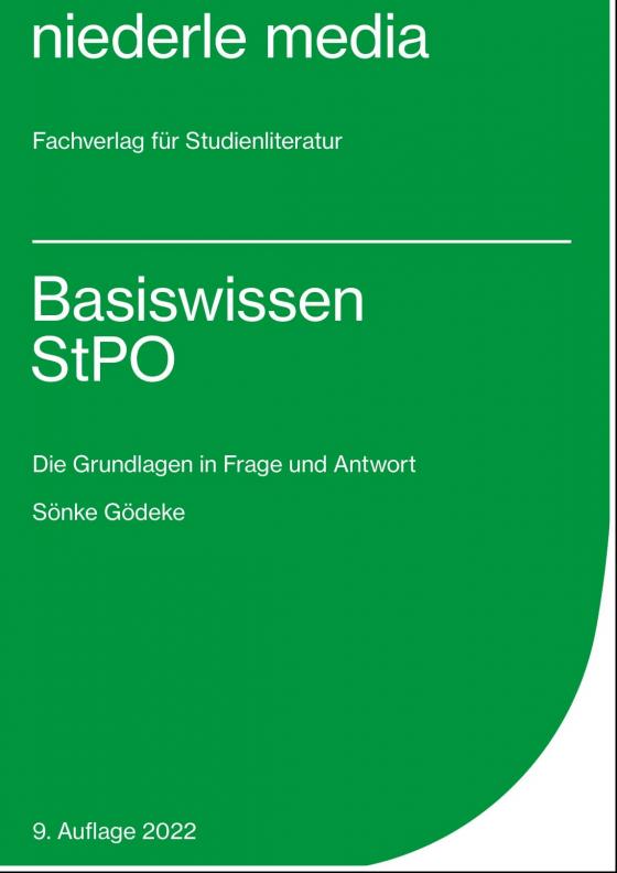 Cover-Bild Basiswissen StPO - 2022