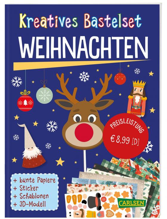 Cover-Bild Bastelset für Kinder: Kreatives Bastelset: Weihnachten