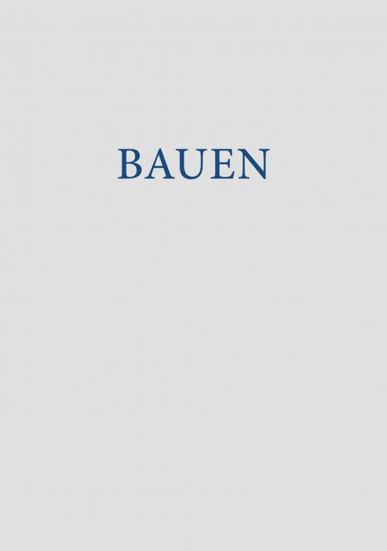 Cover-Bild Bauen