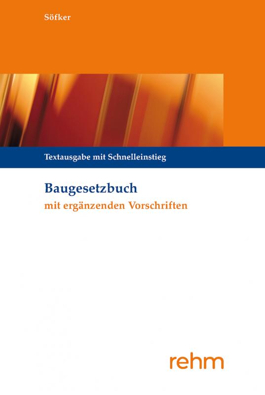 Cover-Bild Baugesetzbuch mit ergänzenden Vorschriften