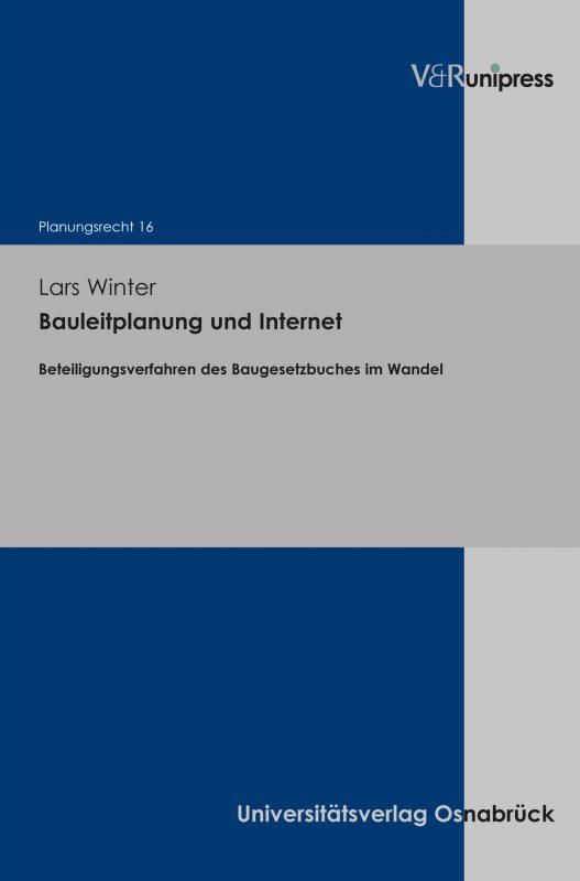 Cover-Bild Bauleitplanung und Internet