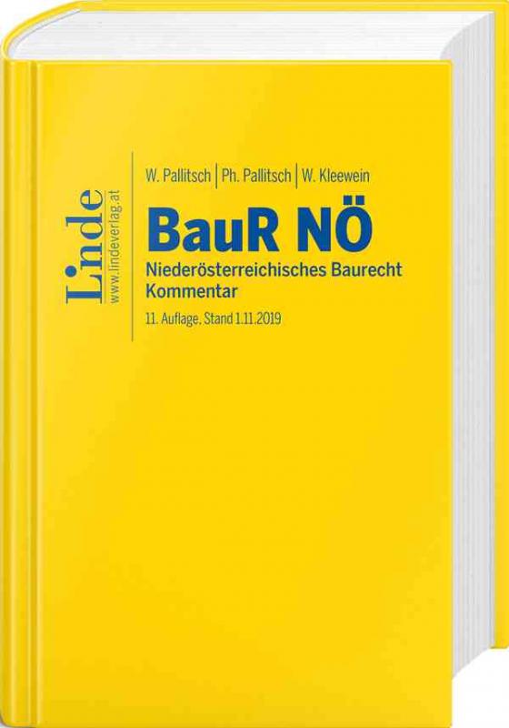 Cover-Bild BauR NÖ | Niederösterreichisches Baurecht