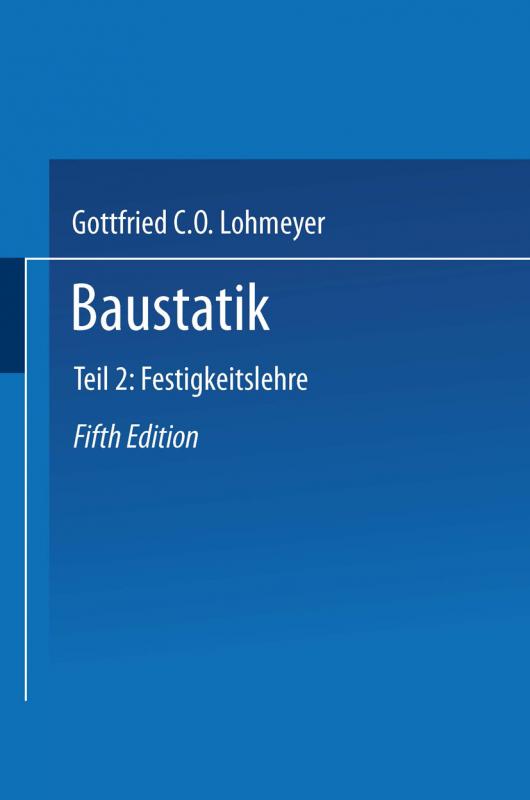 Cover-Bild Baustatik