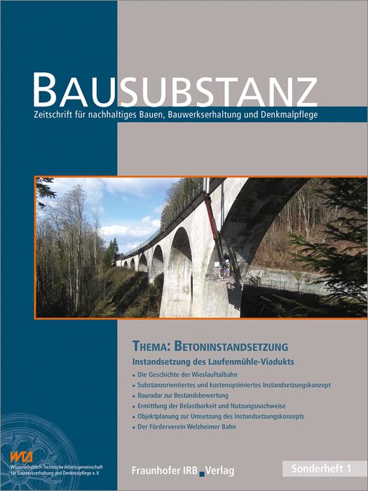 Cover-Bild BAUSUBSTANZ Thema: Betoninstandsetzung