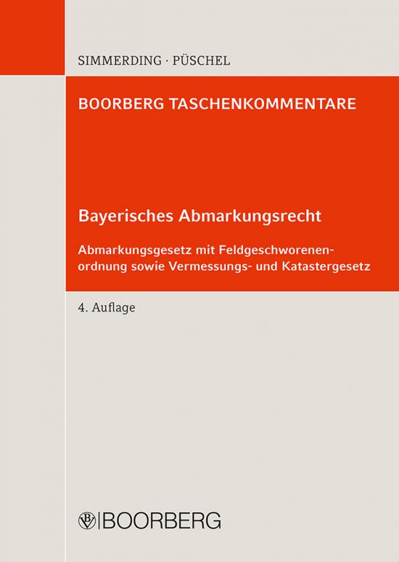 Cover-Bild Bayerisches Abmarkungsrecht