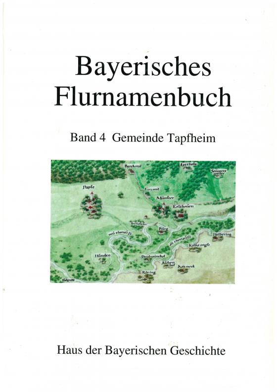 Cover-Bild Bayerisches Flurnamenbuch / Gemeinde Tapfheim