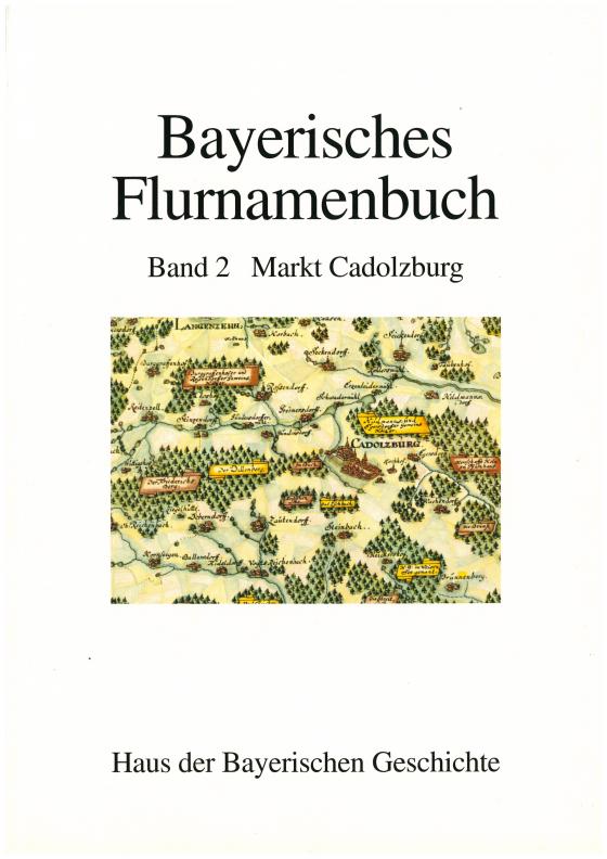 Cover-Bild Bayerisches Flurnamenbuch / Markt Cadolzburg