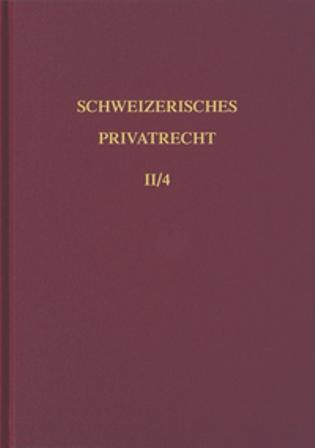 Cover-Bild Bd. II/4: Einleitung und Personenrecht. Vierter Teilband