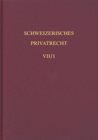 Cover-Bild Bd. VII/1: Obligationenrecht. Besondere Vertragsverhältnisse 1. Halbband