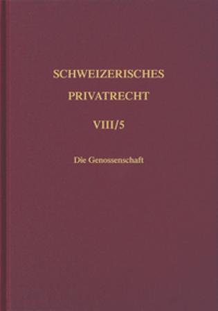 Cover-Bild Bd. VIII/5: Handelsrecht. Die Genossenschaft