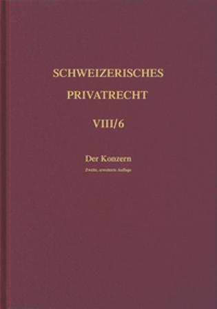 Cover-Bild Bd. VIII/6: Der Konzern