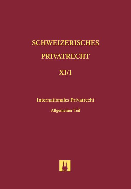 Cover-Bild Bd. XI/1: Internationales Privatrecht