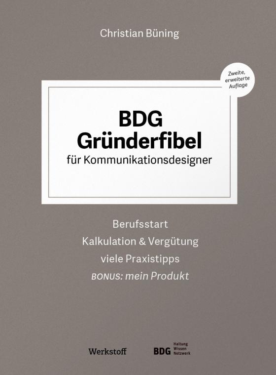 Cover-Bild BDG Gründerfibel für Kommunikationsdesigner