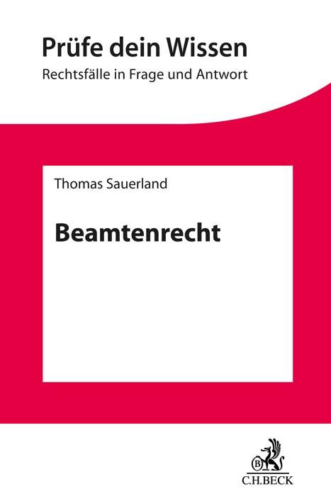 Cover-Bild Beamtenrecht